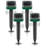 Lot de 4 répulsifs solaires à ultrasons répulsif anti - taupes solaire souris repeller exterieur pour ... Lot de 4 répulsifs solaires à ultrasons répulsif anti - taupes solaire souris repeller exterieur pour ...