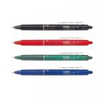 Lot de 4 stylos frixion ball clicker pointe moyenne 0. 7mm bleu rouge noir vert pilot Lot de 4 stylos frixion ball clicker pointe moyenne 0. 7mm bleu rouge noir vert pilot