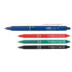 Stylos roller - pilot - frixion ball clicker - lot de 4 - 07 mm - effa�ables - couleurs assorties