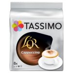 Lot de 4 - tassimo : lor - cappuccino 8 dosettes de caf�