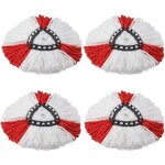 Lot de 4 tête de balai serpillère vadrouille remplacement 2 en 1 en microfibre serpillère pour vileda ... Lot de 4 tête de balai serpillère vadrouille remplacement 2 en 1 en microfibre serpillère pour vileda ...
