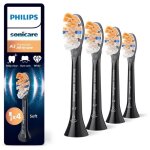 Lot de 4 ttes de brosse - philips - hx9094 / 88 - a3 black