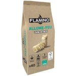 Lot de 40 allumes - feu - flamino - laine de bois