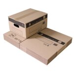 Pack and move - lot 40 cartons dmnagement stockage s - 36 x 28x 18 cm - poignes renforces - 2 adhsifs ...
