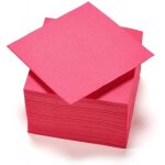 Lot de 40 serviettes en papier 2 plis - 38x38 cm - fuschia - gappy
