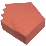 Lot de 40 serviettes en papier vitamine 38x38cm terracotta