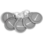 Lot de 5 badges rfid - scs sentinel - codeaccess 501 et a - frquence 125 khz - porte - cl inclus