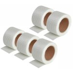 Lot de 5 bandes grillag�es adh�sives semin pour r�aliser les joints des plaques de pl�tre en association ...