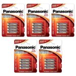 Lot de 5 blisters lot de 4 piles pro power lr03 / aaa (micro) alcaline manganese 15 v