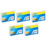 Agrafes - rapid - b�b� - lot de 5 bo�tes - 1000 agrafes cuivr�es - type 8 / 4 - 4 mm