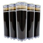 Lot de 5 cartouches au charbon actif 9 pouces 3 / 4 - elimination du chlore / mauvais go�t et odeurs ...