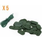 Lot de 5 kits de fixation pour brise vue canisse anti - uv - vert - linxor Lot de 5 kits de fixation pour brise vue canisse anti - uv - vert - linxor