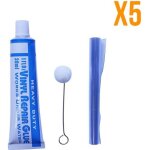 Lot de 5 kits de rparation 30 ml avec applicateur pour liner de piscine - linxor