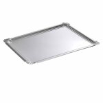 Lot de 5 plateaux en carton rectangle 23x33cm argent