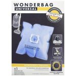Lot de 5 sacs aspirateur wonderbag classic - seb - wb406120 - microfibre rsistante - bleu