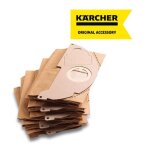 Lot de 5 sacs en papier pour aspirateurs eau et poussi�re karcher - 1sem8757308