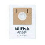 Lot de 5 sacs remplacement - nilfisk - pour aspirateur one compact go coupe - 2. 1 l