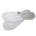 Lot de 50 chaussons jetables pour femme - vivezen - mules fermes - semelle antidrapante - polypropylne ...