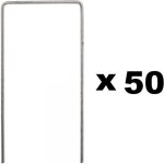Gt garden - lot de 50 piquets de fixation pour jardin en acier galvanis� - 70 x 200 mm