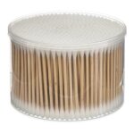 Lot de 500 cotons - tiges bambou - paris prix - 75cm - pratique et astucieux - naturel