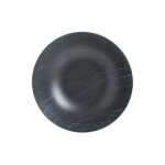 Lot de 6 assiettes creuses cadence 20cm noir