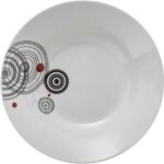 Assiette creuse - secret de gourmet - instant - lot de 6 - porcelaine - blanc - 22cm Assiette creuse - secret de gourmet - instant - lot de 6 - porcelaine - blanc - 22cm
