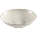 Lot de 6 assiettes creuse a pates ou salade 19 cm stone ivoire - medard de noblat