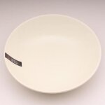 Assiette creuse - ivoire - ronde - lot de 6 - grs - compatible lave - vaisselle