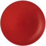 Lot de 6 assiettes dessert 20 cm stone rouge - medard de noblat