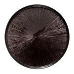 Lot de 6 assiettes � dessert astra 21cm noir