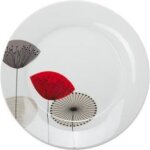 Assiette  dessert - secret de gourmet - osara - lot de 6 - porcelaine - 20 cm - blanc