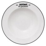 Lot de 6 assiettes  ptes bistrot 27cm blanc