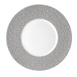 Lot de 6 assiettes plates 27 cm baghera platinum - medard de noblat