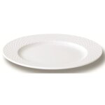 Lot de 6 assiettes plates polo porcelaine �200 mm