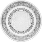 Assiettes plates - secret de gourmet - renaissance - lot de 6 - verre - compatible lave - vaisselle