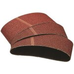 Bandes abrasives - wolfcraft - 3103000 - grain 80 - 75 x 533 mm - lot de 6