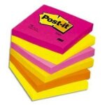 Lot de 6 blocs repositionnables coloris tutti f?