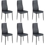 Lot de 6 chaises de salle  manger style contemporain pour notre salle  manger cuisine salle de runion ...