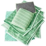 Lot de 6 chiffon bambou microfibre pour vitres miroirs carreaux carrosserie microfibre bambou vitre m�nage ...