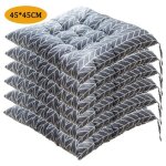 Lot de 6 coussin de chaise coussins de sige carr tatami respirant schma coussins de chaise galette ...