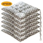 Lot de 6 coussin de chaise coussins de sige carr tatami respirant schma coussins de chaise galette ...