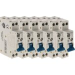 Lot de 6 disjoncteurs 16a ph / n - nf - zenitech