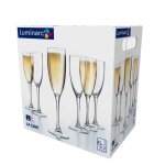 Lot de 6 fltes  champagne la cave 16 cl