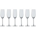 Lot de 6 fl�tes � champagne orpea 16cl transparent