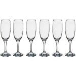 Lot de 6 fl�tes � champagne paola 21cl transparent