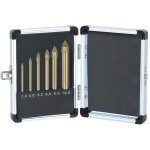 Forets à ailettes plaqués titane - ribitech - lot de 6 - porcelaine tungstène acier aluminium - 3x60mm ... Forets à ailettes plaqués titane - ribitech - lot de 6 - porcelaine tungstène acier aluminium - 3x60mm ...
