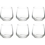 Lot de 6 gobelets en verre elaya 34cl transparent