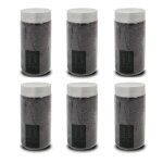 Lot de 6 gravier pour jardin pierres d�coratives cailloux pour jardini�re plantations capacit� 550 kg ...