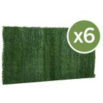 Lot de 6 haies artificielles - 150 x 300 cm