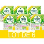 [lot de 6] maison verte adoucissant aux huiles essentielles - bio - sans palme - 1. 4l